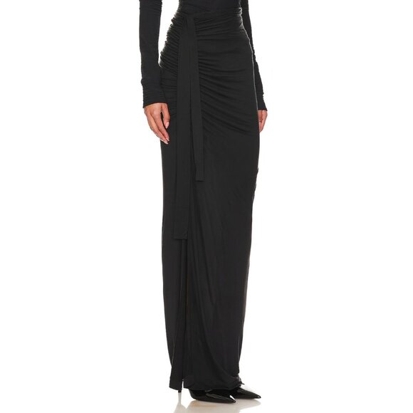 GAUGE81 Hania Sheer Skirt in Black - Picture 3 of 5